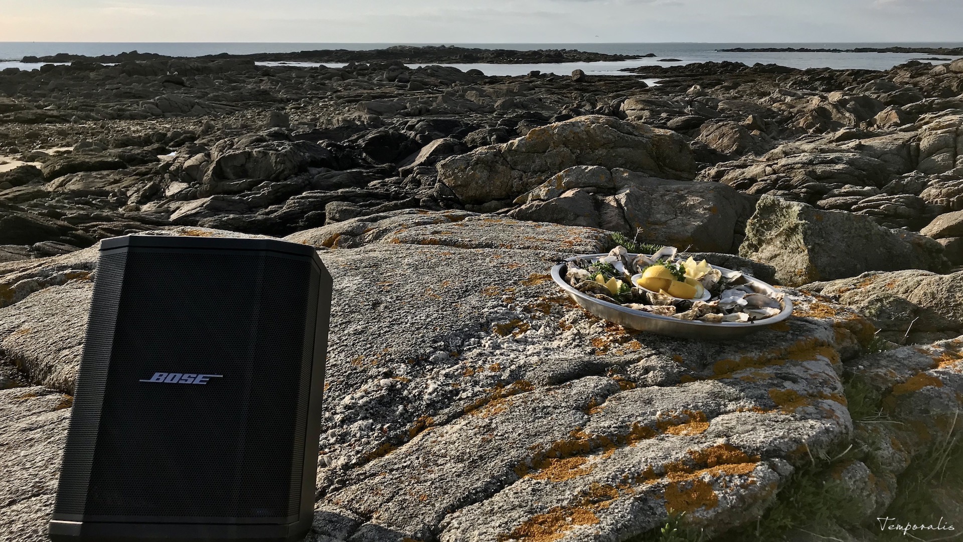 intégration audiovisuelle sonorisation - bose enceinte sur batterie